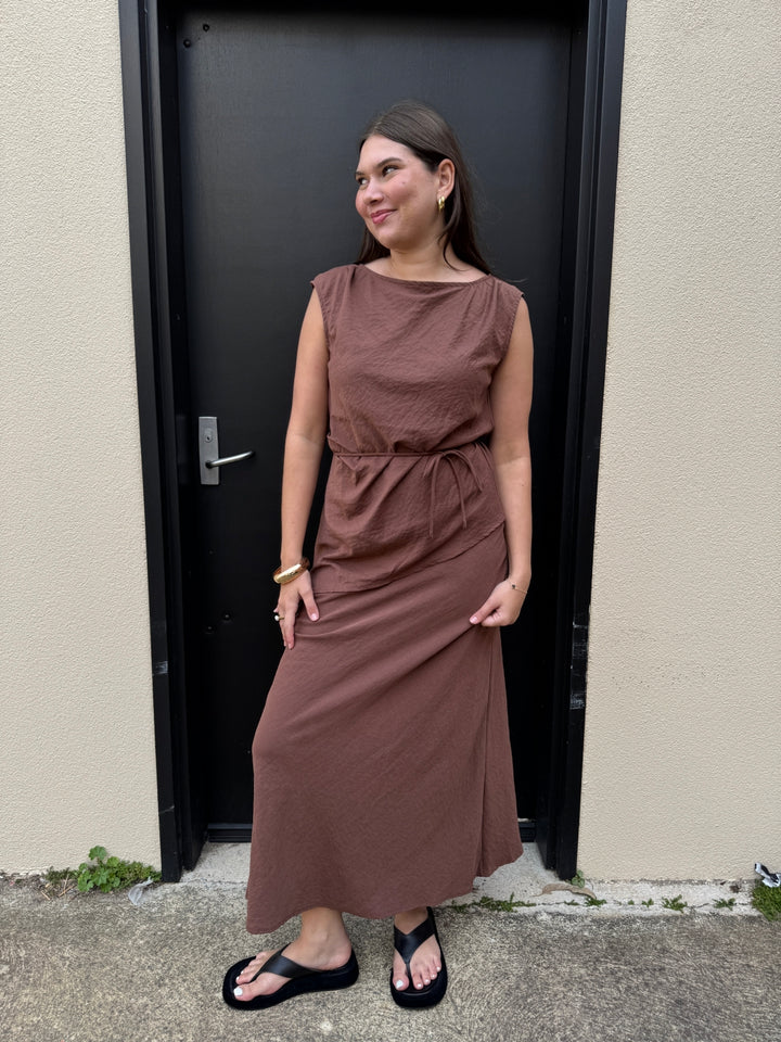 A-Line Skirt from Sunny Girl matching top