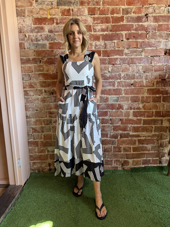 Bower Print Dress