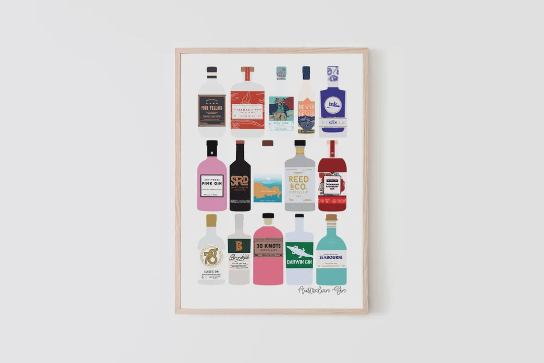 Graphics by L typographic print