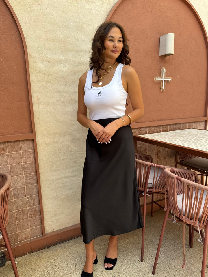 Dali Bias Skirt