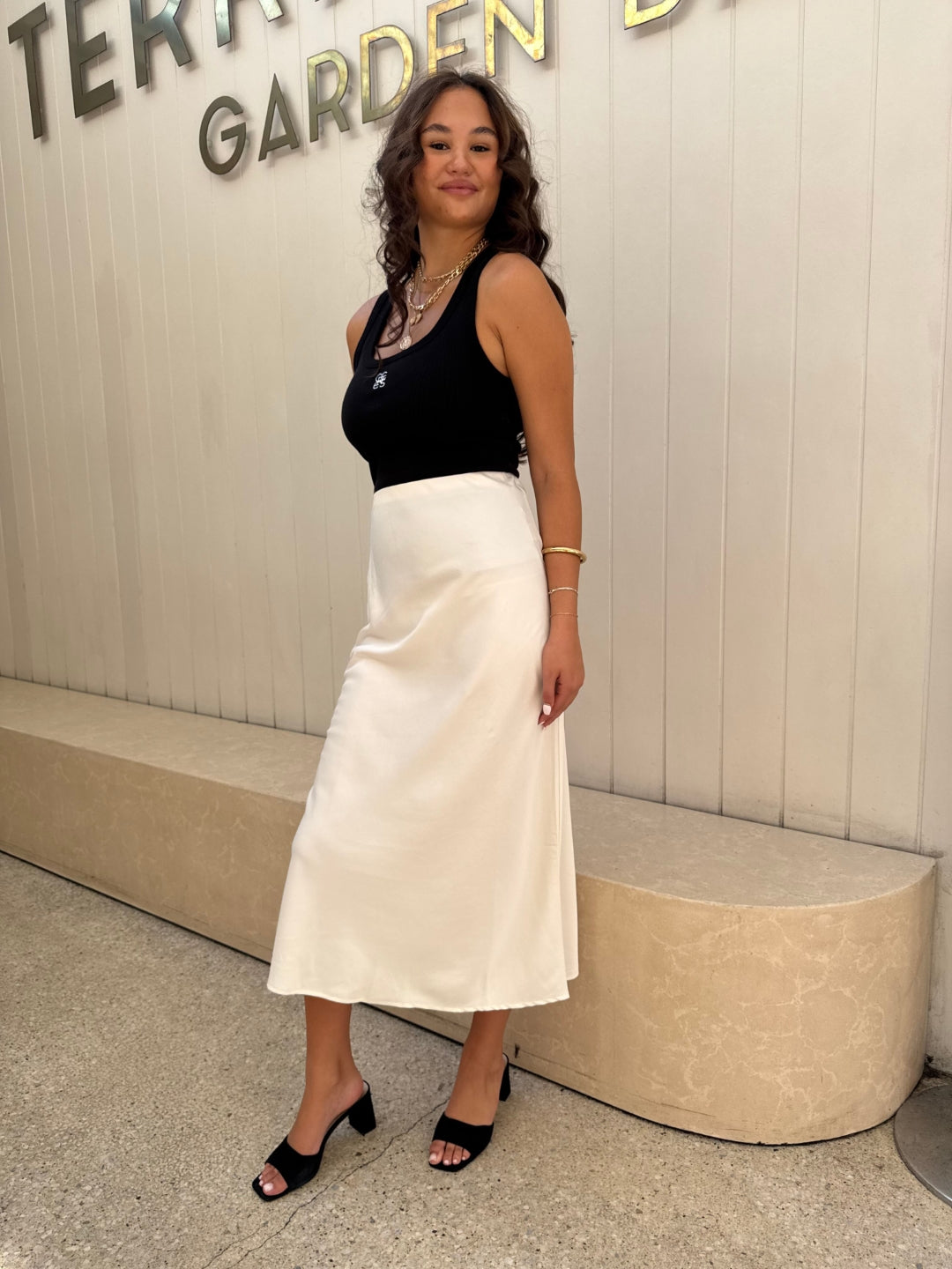 Dali Bias Skirt