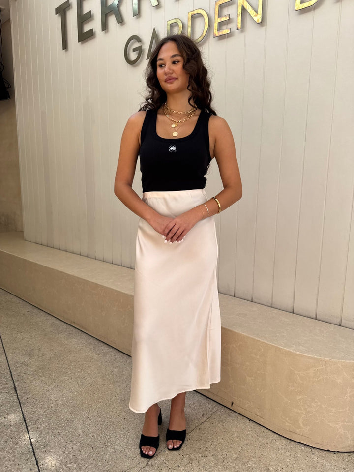 Dali Bias Skirt