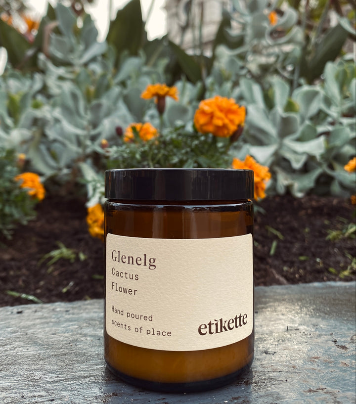 etikette candles cactus flower 175 ml jar