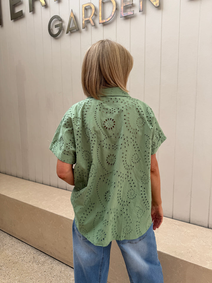 Kasey Broderie Shirt