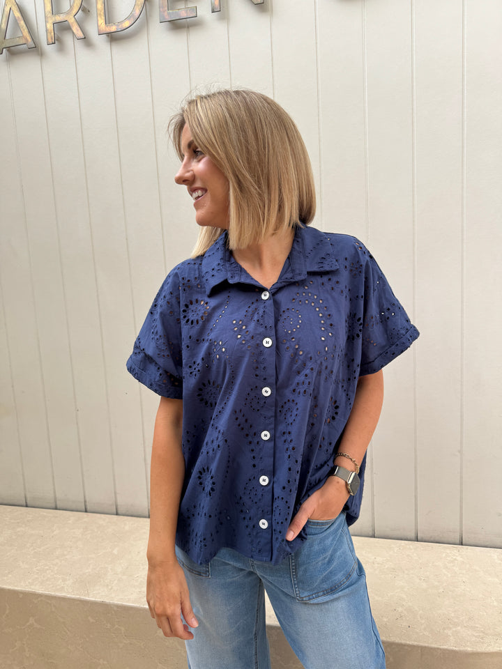 Kasey Broderie Shirt