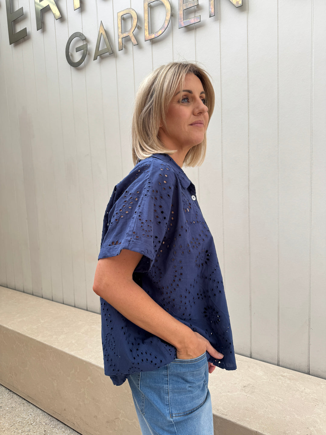 Kasey Broderie Shirt