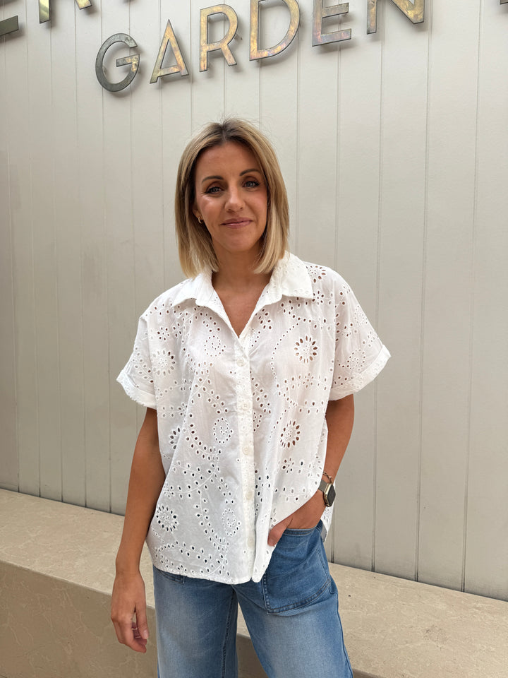 Kasey Broderie Shirt