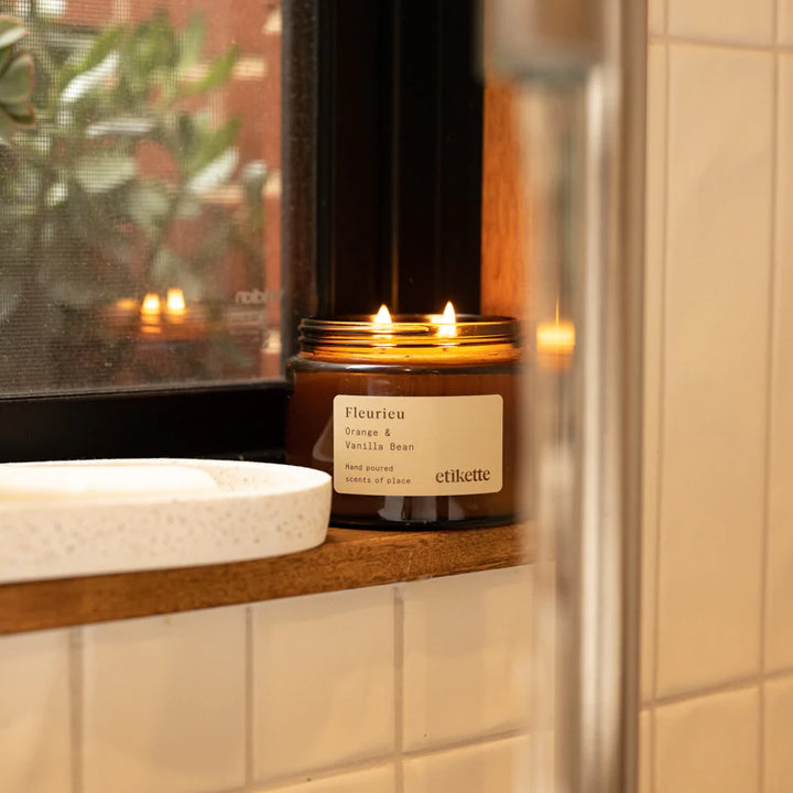 etikette candles fleurieu candle