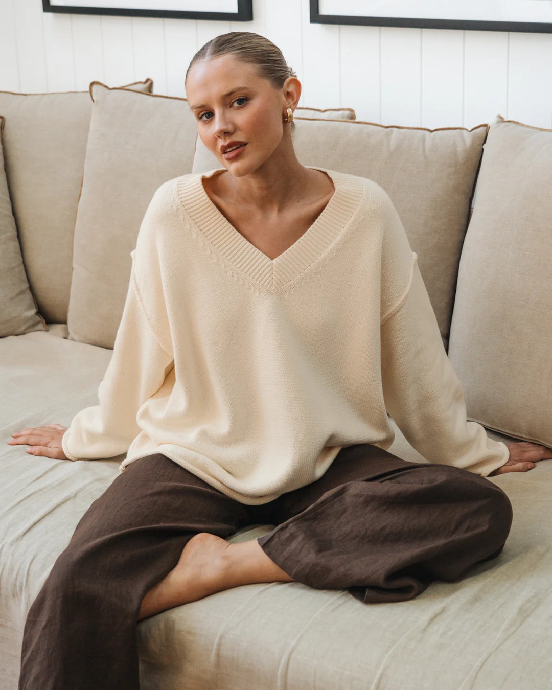 Warren V Neck Jumper