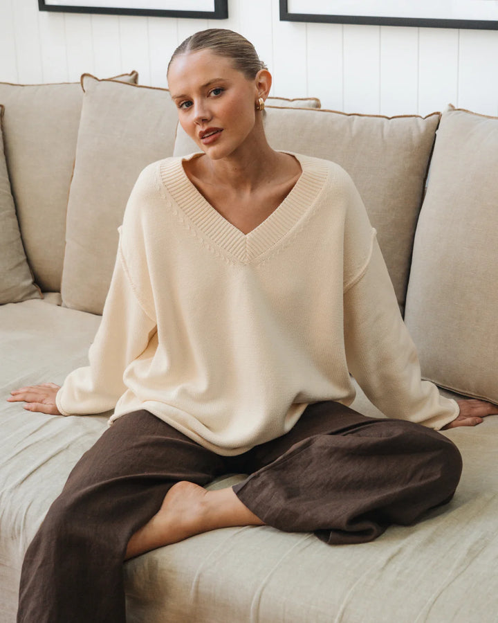 Warren V Neck Jumper