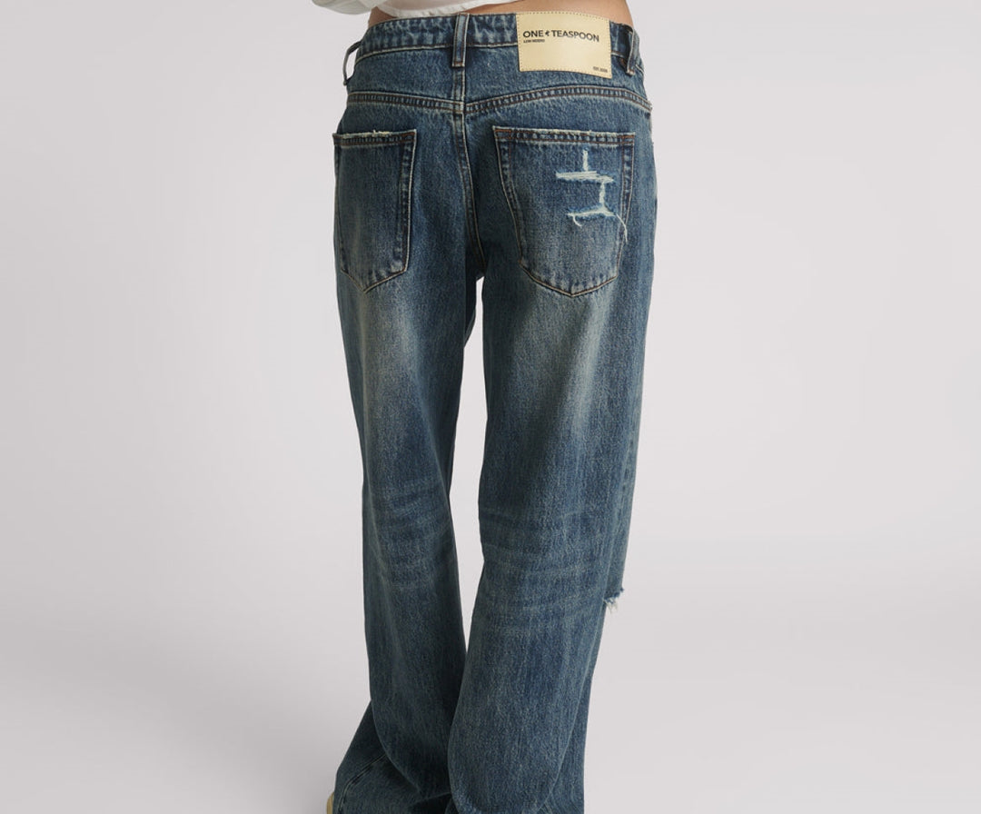 One Teaspoon Boys Club Wide Leg Jeans