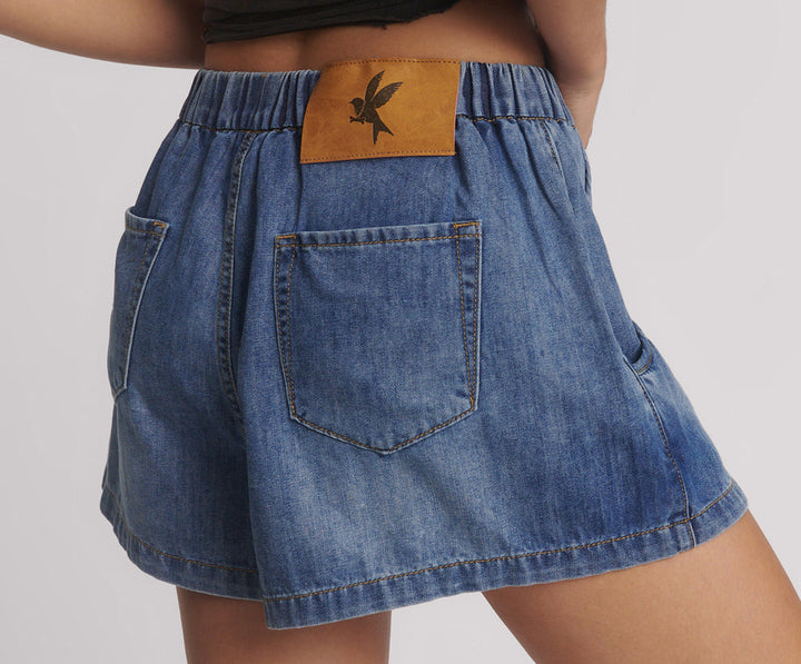 One Teaspoon Blue Love Denim Shorts