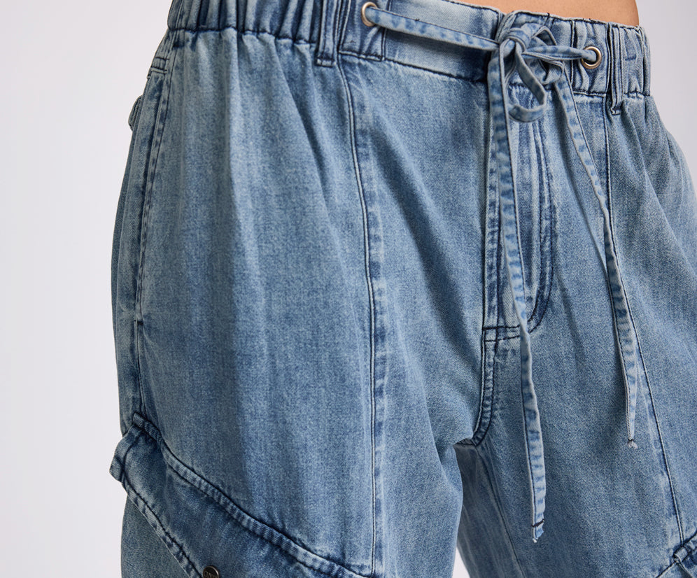 Johnny Blue Denim Flight Pants