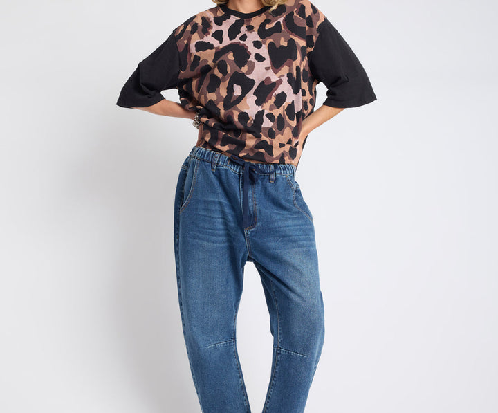 Outcast Drop Crotch Harem Denim Jeans