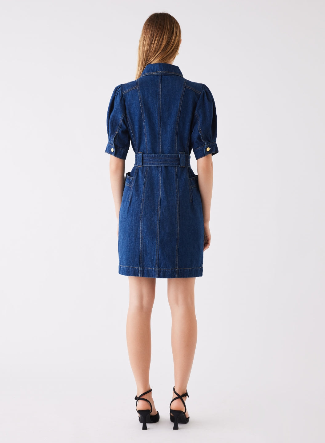 Podium Denim Dress by Esmaee