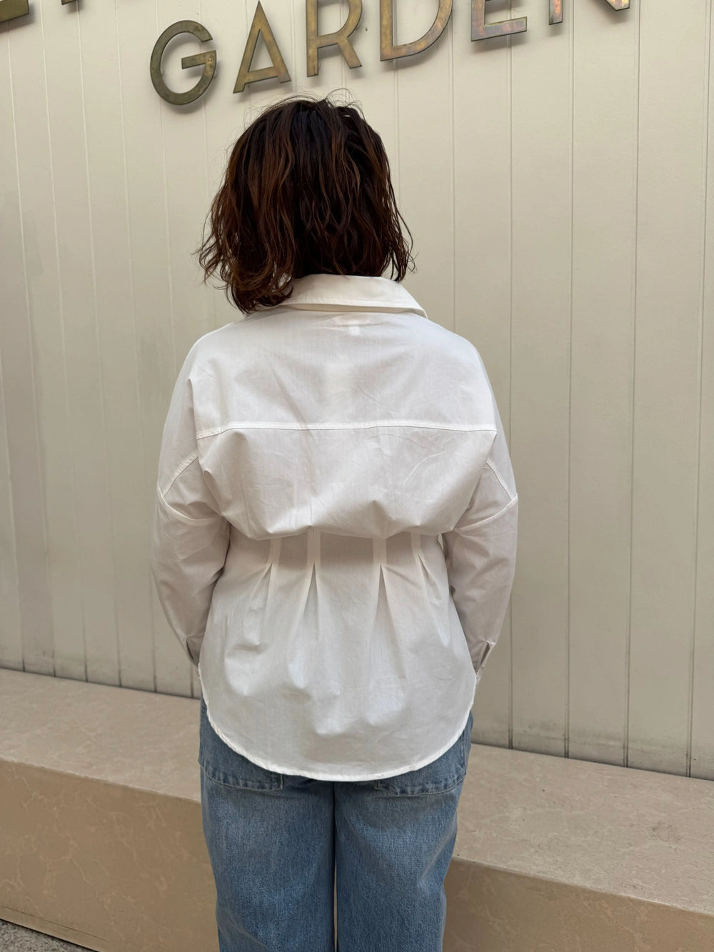 Alba Pleated Shirt Sunny Girl