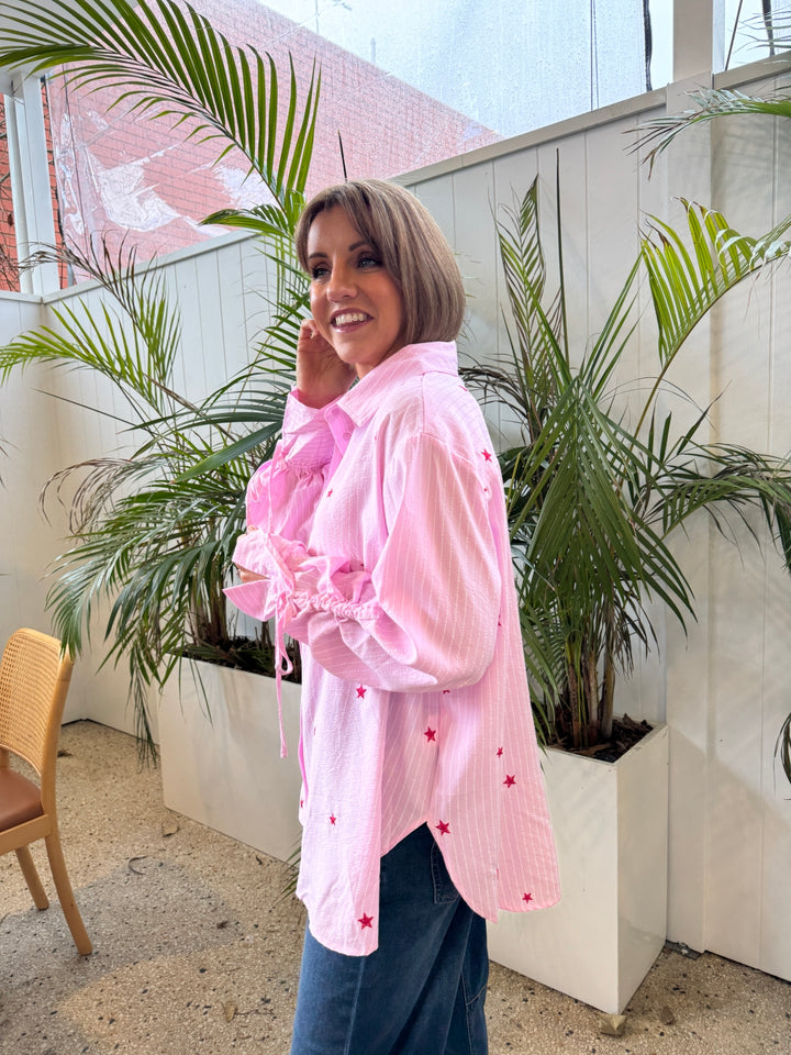 Billie Star Shirt Pink