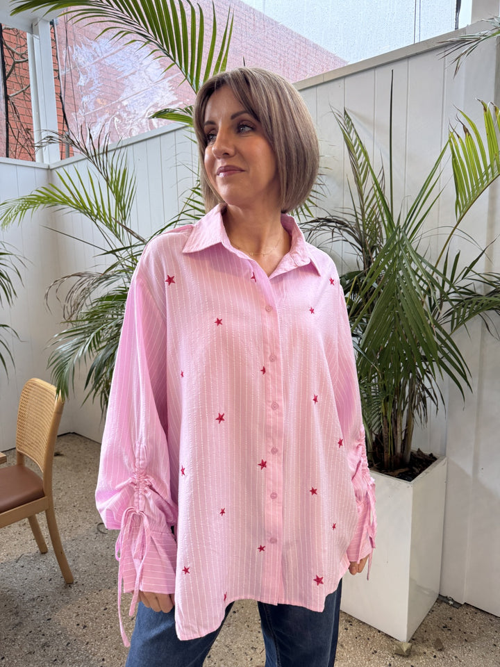 Billie Star Shirt Pink