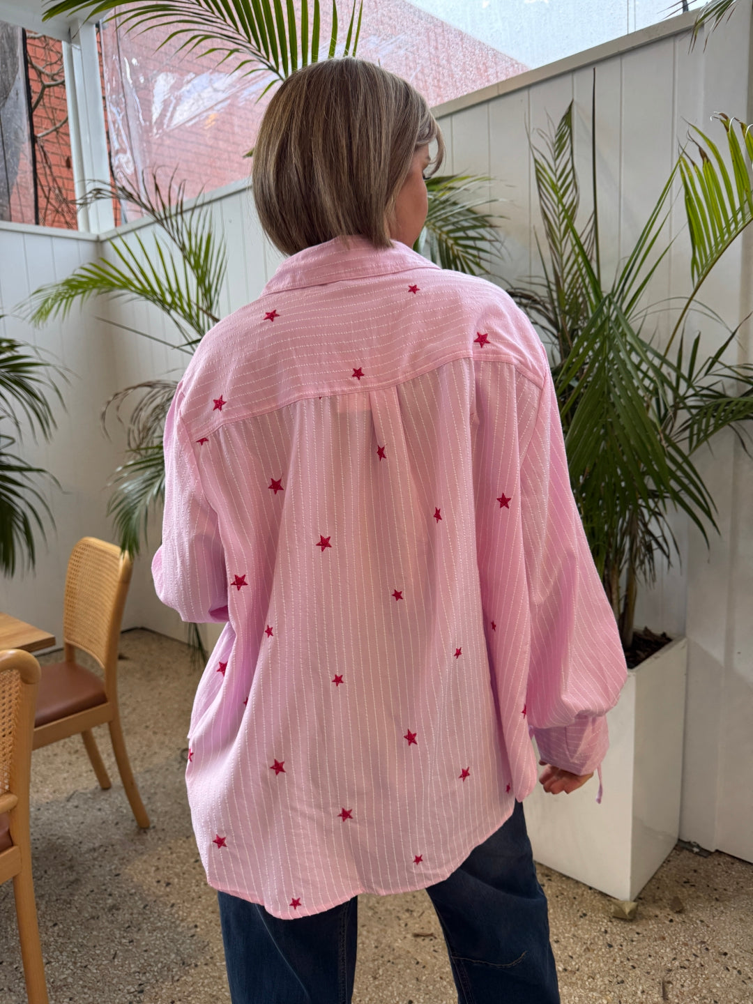 Billie Star Shirt Pink