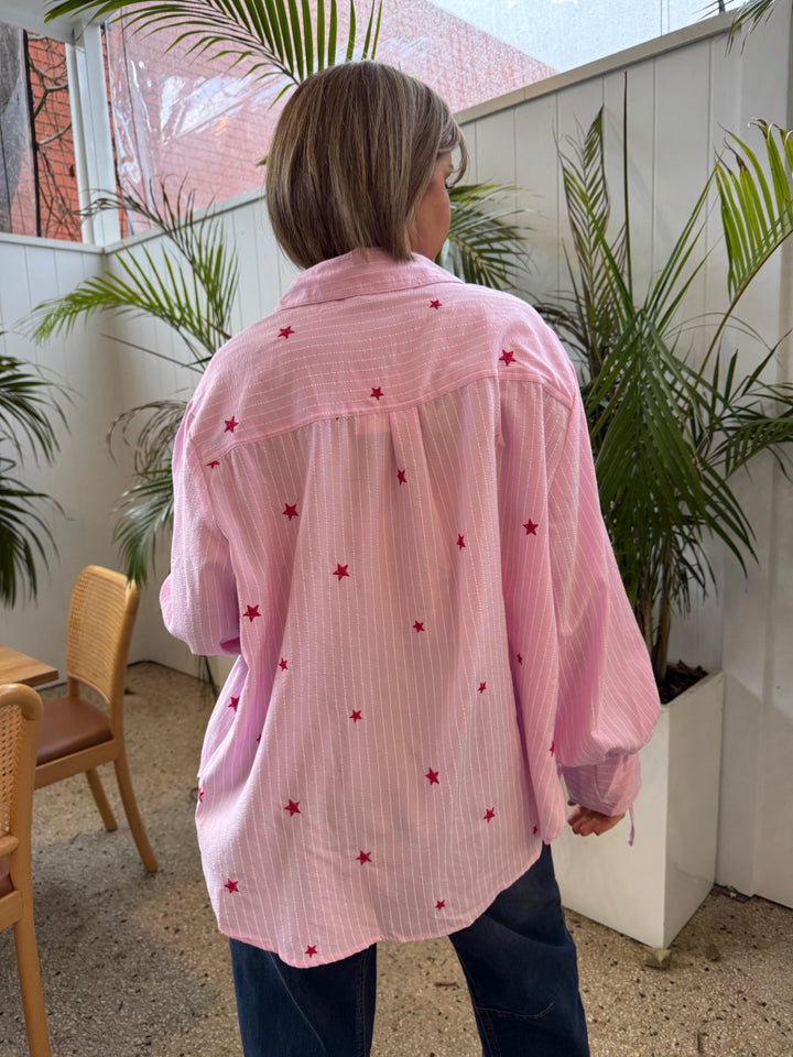 Billie Star Shirt Pink