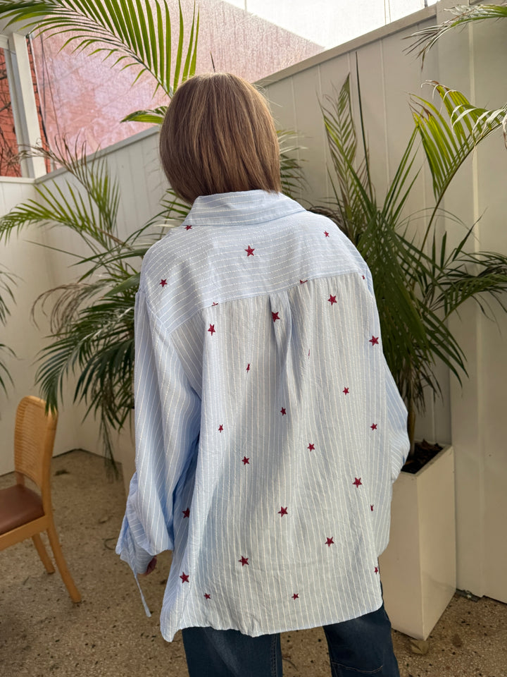 Billie Star Shirt Blue