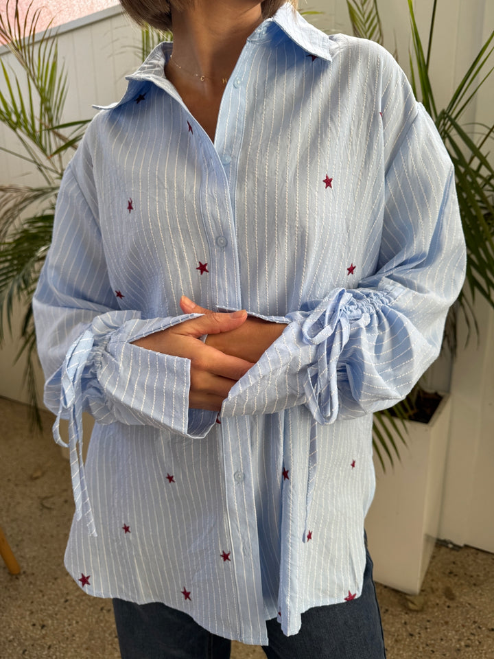 Billie Star Shirt Blue