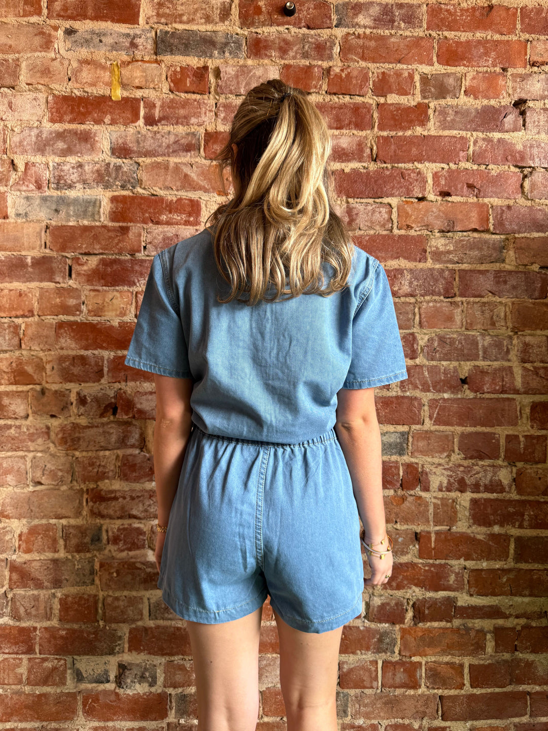 Booker Denim Short Set
