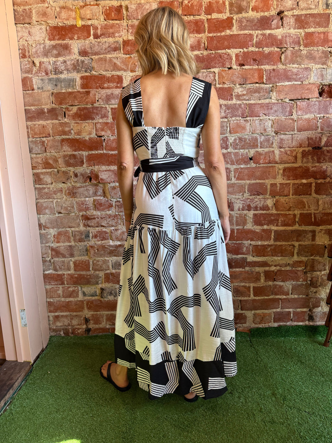 Bower Print Dress