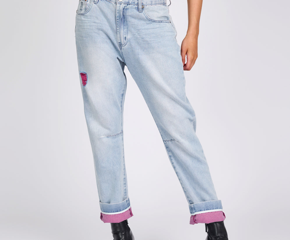 Bandits Low Waist Boyfriend Denim Jeans from One Teaspoon