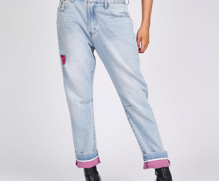 Bandits Low Waist Boyfriend Denim Jeans from One Teaspoon