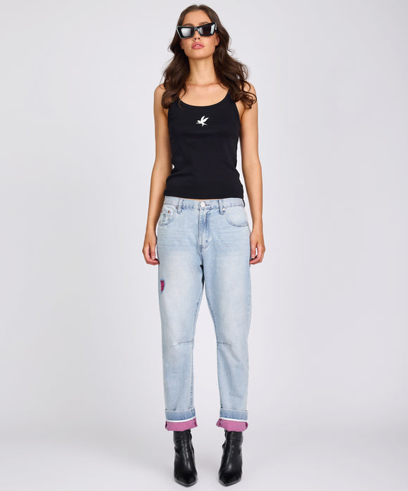 Bandits Low Waist Boyfriend Denim Jeans from One Teaspoon
