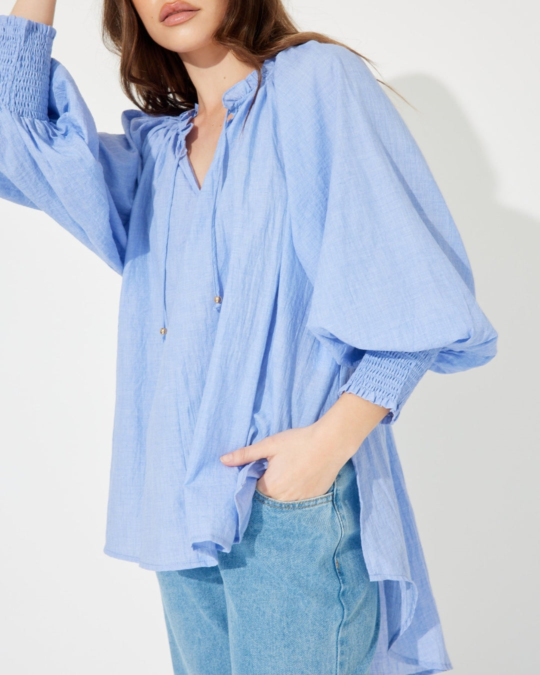 Btl The Label Isola Blouse blue