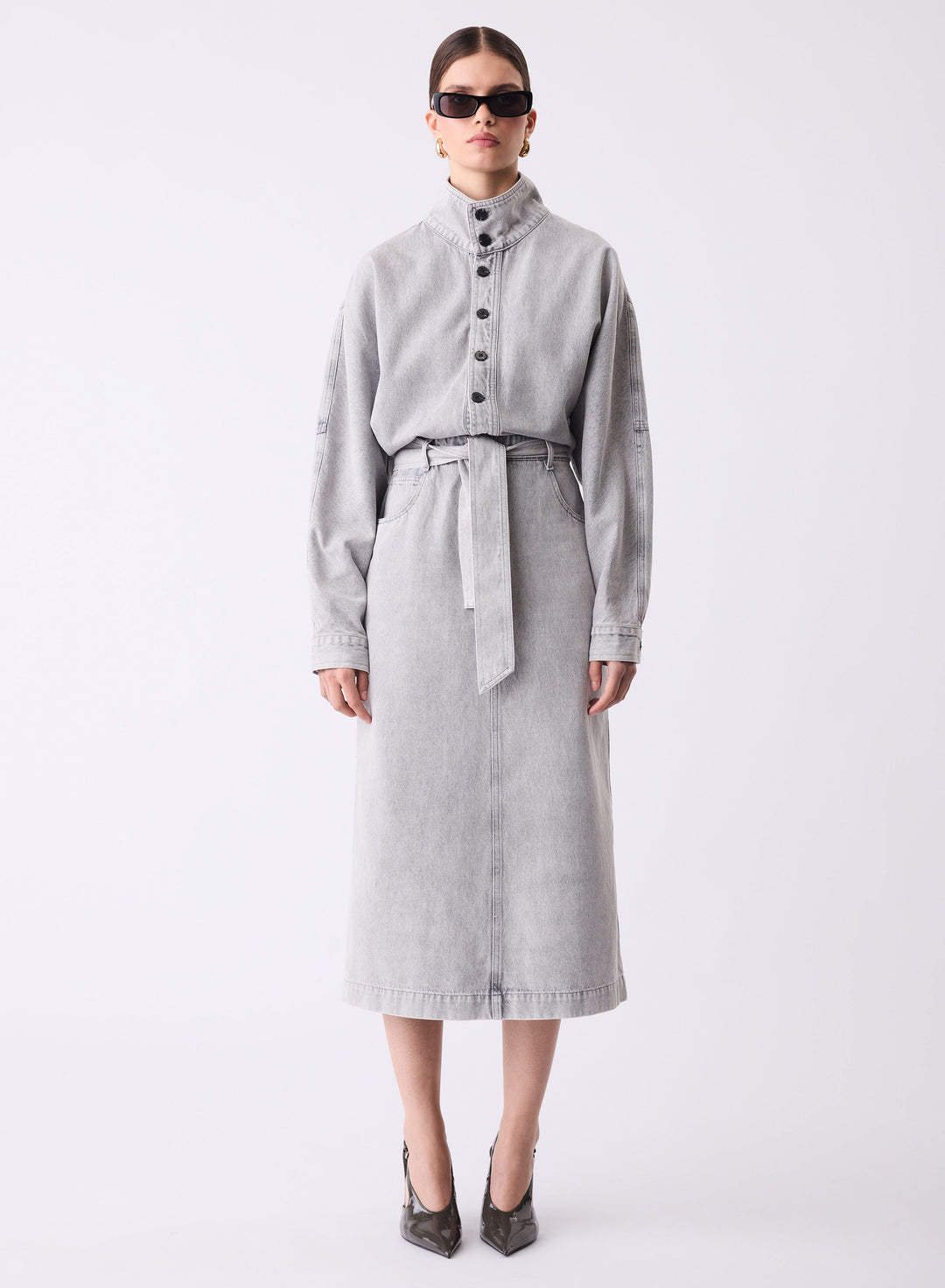 esmaee concord denim dress