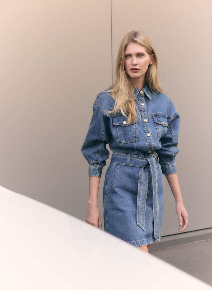 Terminal Denim Dress Esmaee