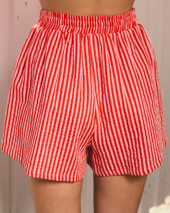 Fine Pinstripe Shorts