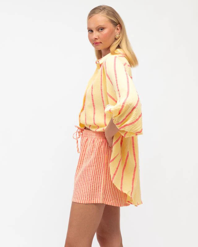 Fine Pinstripe Shorts