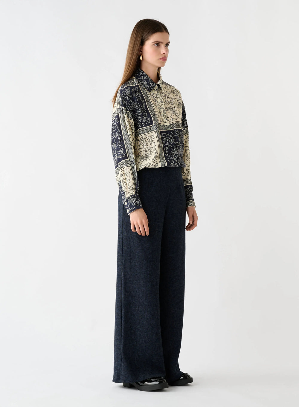 Galerie Drawstring Shirt by Esmaee