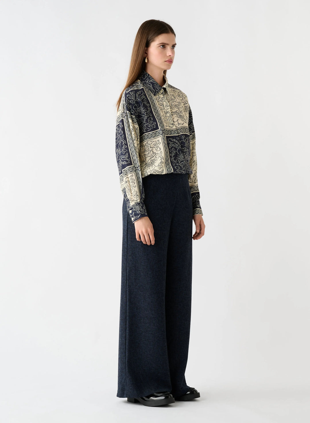 Galerie Drawstring Shirt by Esmaee