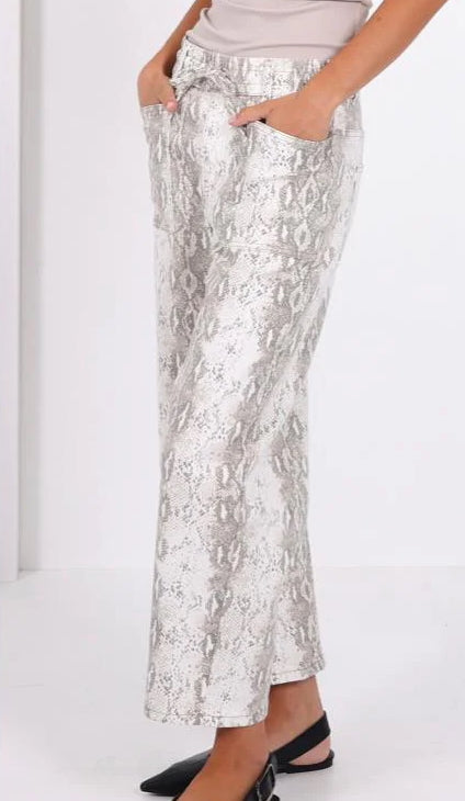 Leo Barrel Jeans / Snake