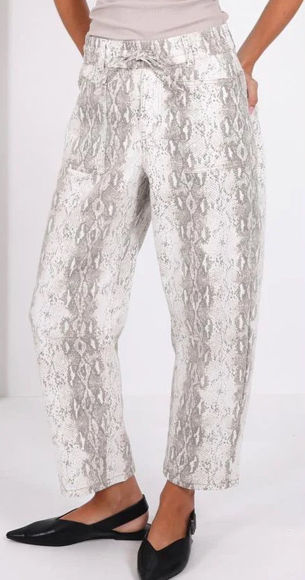 Leo Barrel Jeans / Snake