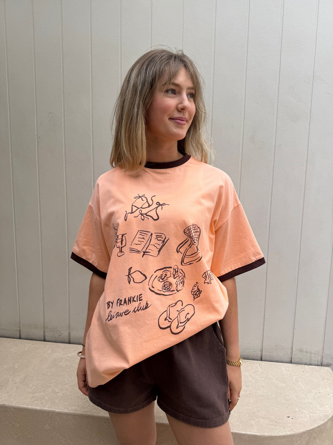 By Frankie Leisure Club Tee Shirt