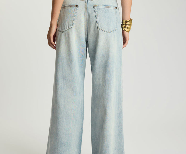 one teaspoon Love Machine Wide Leg Jeans back detail