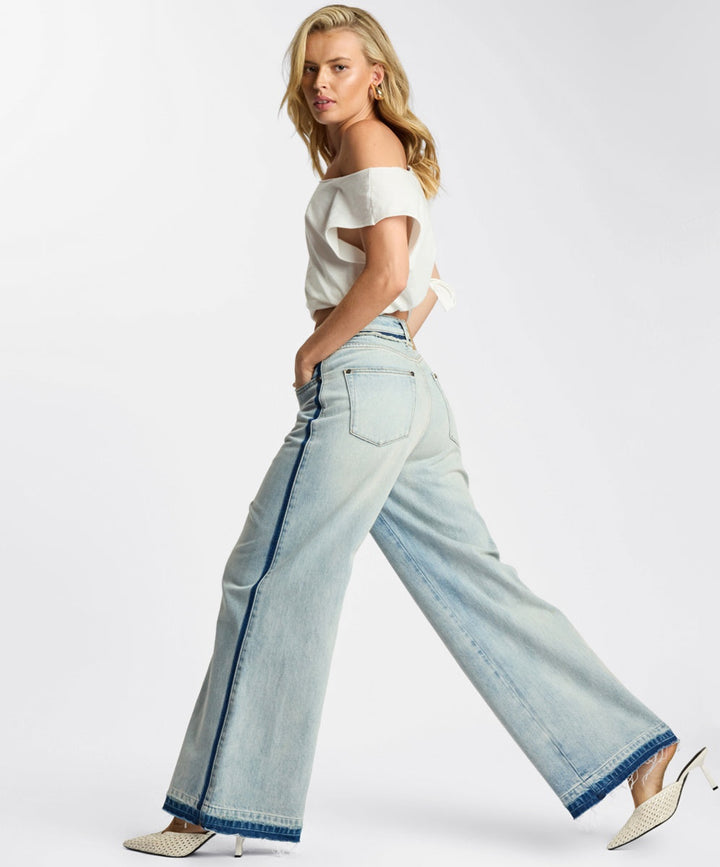 Love Machine Wide Leg Jeans by one teaspoon