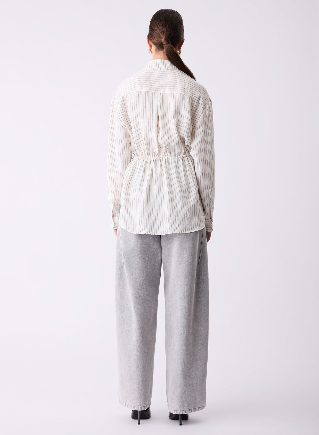 back detail esmaee parity drawstring shirt