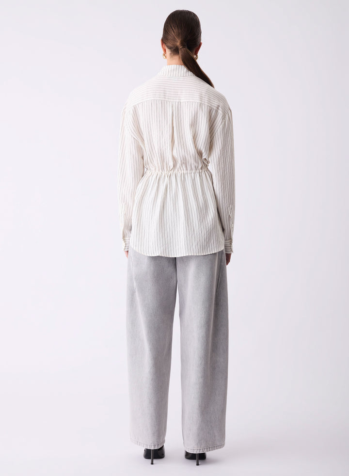 back detail esmaee parity drawstring shirt