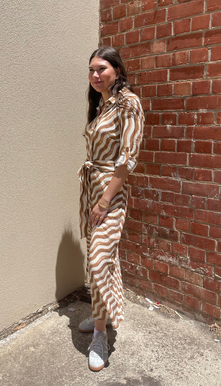 Stella Stripe Maxi Dress