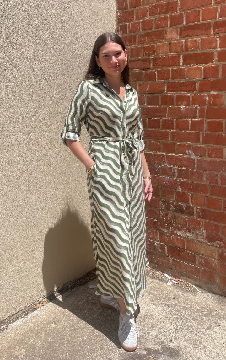 Stella Stripe Maxi Dress