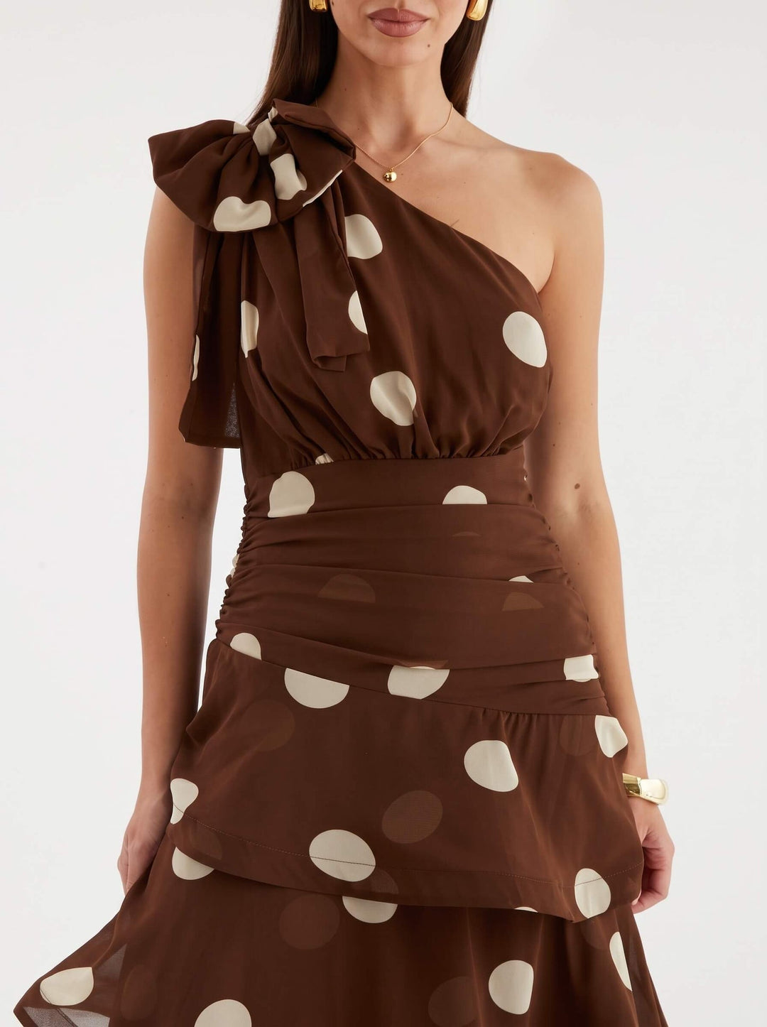 Diva Polkadot Maxi Dress