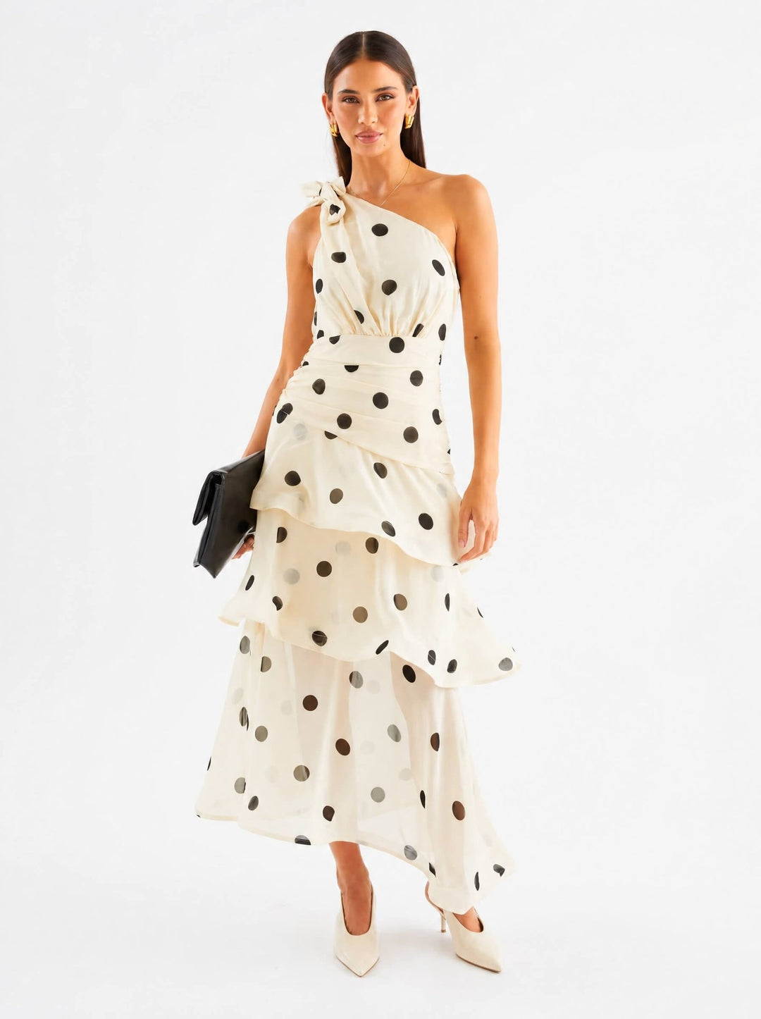 Diva Polkadot Maxi Dress