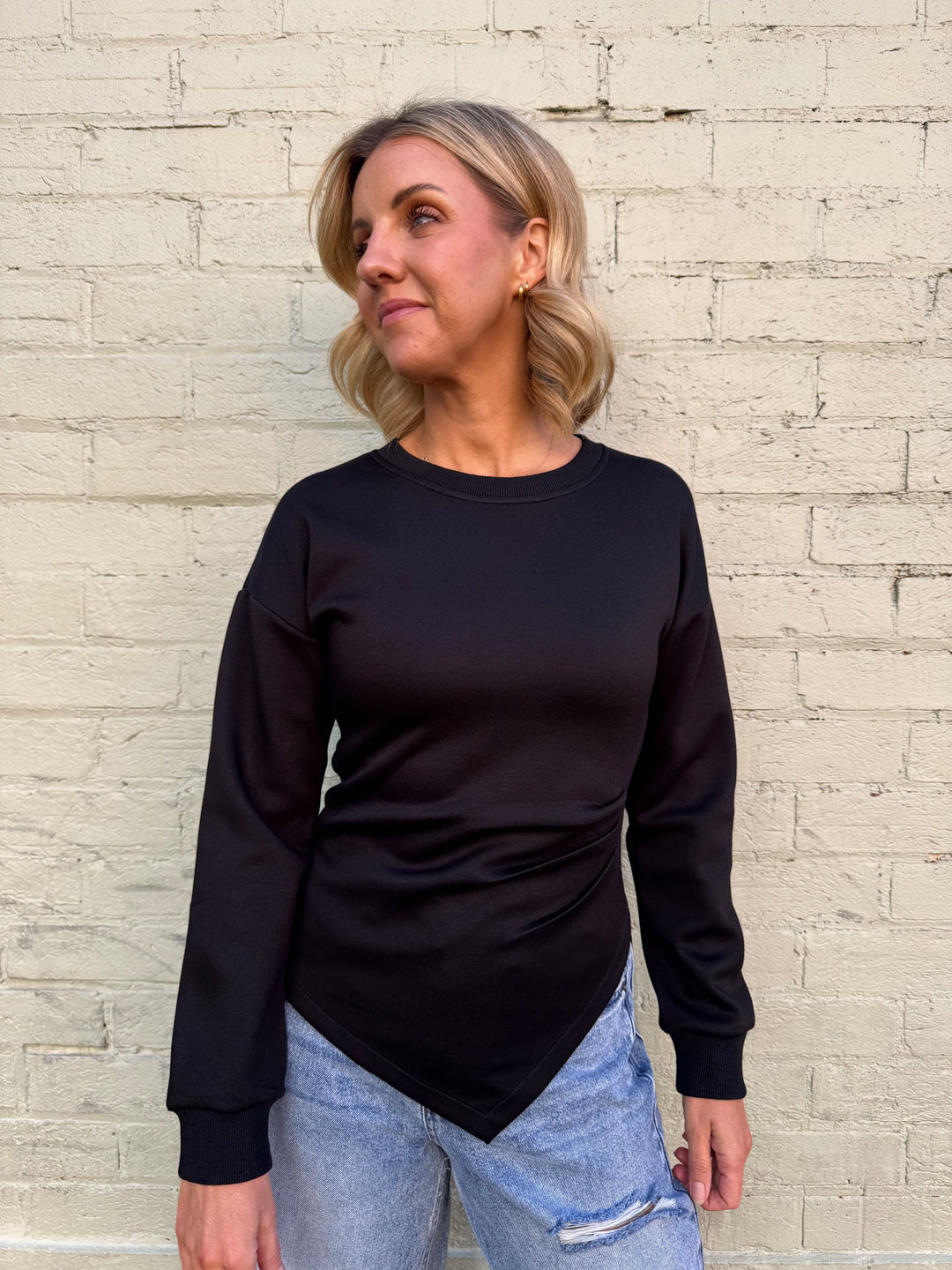 Asymmetric Jersey Top